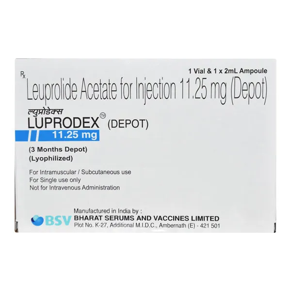 Luprodex 11.25 mg (Leuprolide) 1 Luprodex 11.25 mg (Leuprolide)